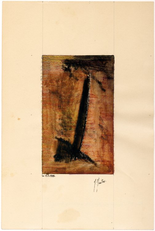 Crayon sur papier - 15 mai 1986 &copy;