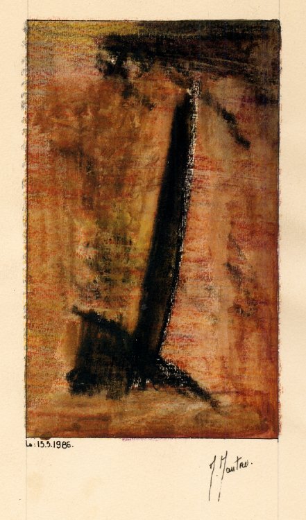 Crayon sur papier - 15 mai 1986 &copy;