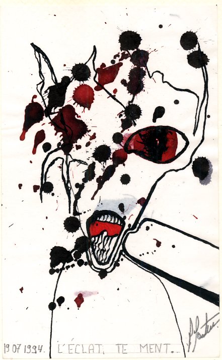 Encre sur papier - 19 juillet 1994 &copy;