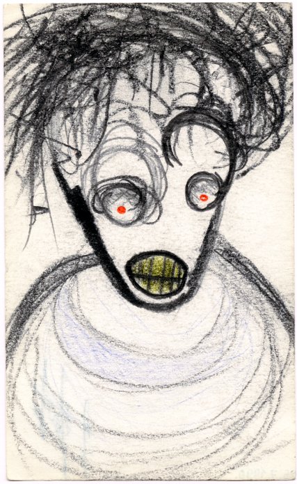 Crayon sur papier - 15 juillet 1990 &copy;