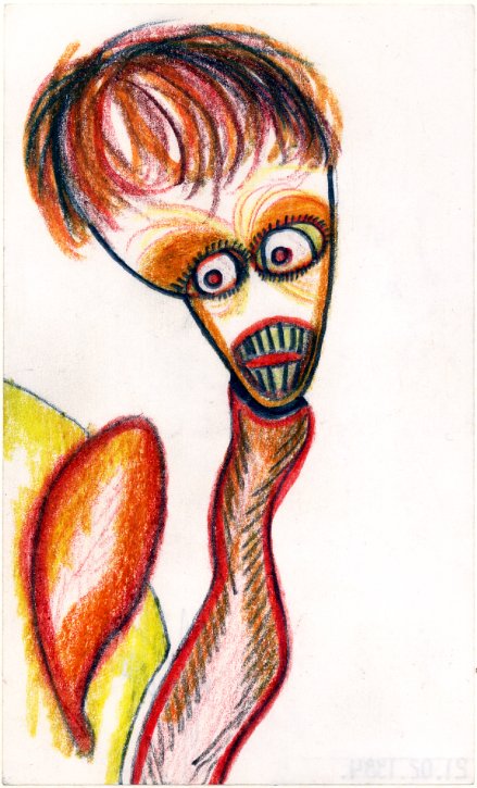 Crayon sur papier - 21 f&eacute;vrier 1994 &copy;