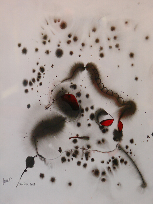 Denis Nautre  Encre sur papier (janvier 2006) &copy;