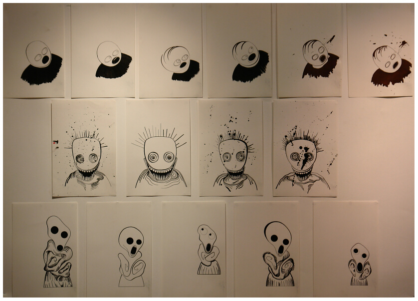 Denis Nautre  Exposition En dedans ou dents dehors